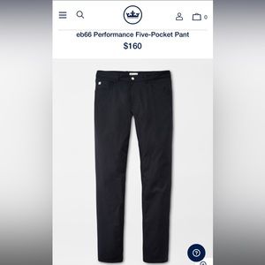 COPY - NWT Peter Millar eb66 Performance 5 Pocket Pant NWT